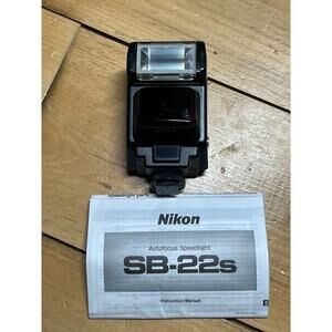 Nikon Speedlight SB-22S Shoe Mount Flash for Nikon from JAPAN- Untested.